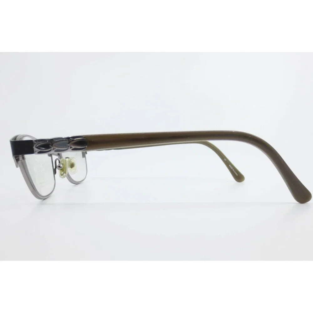 Karen Kane Petites Moonflower Black Olive Cat Eye Eyeglass Frames 49-15-135